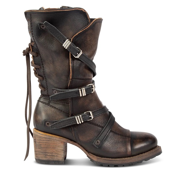 Leather Brown Boots US 7 Freebird by Steven Cora - Picture 4 of 9